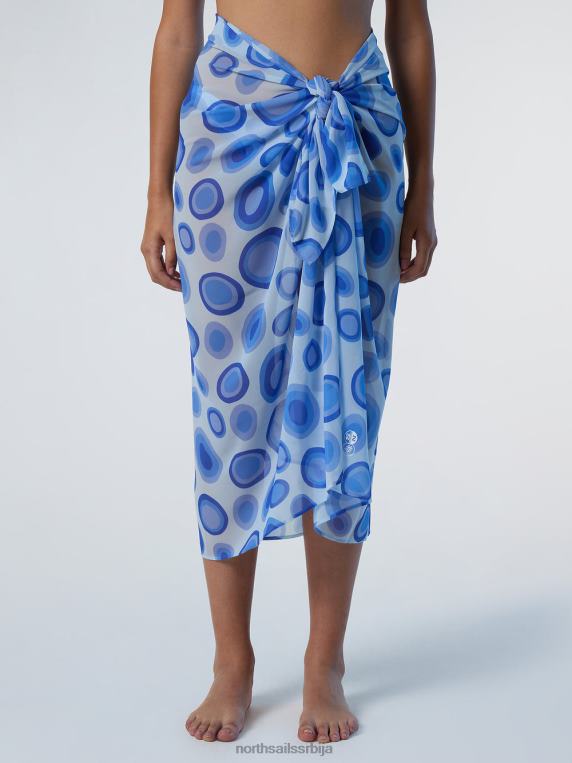 баштовани корала саронг комбинација 1 одећа за плажу Жене PDV4J628 North Sails