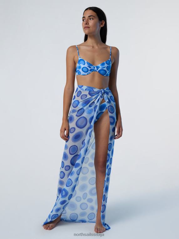 баштовани корала саронг комбинација 1 одећа за плажу Жене PDV4J628 North Sails