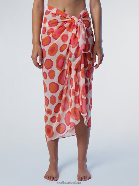 баштовани корала саронг комбинација 2 одећа за плажу Жене PDV4J629 North Sails