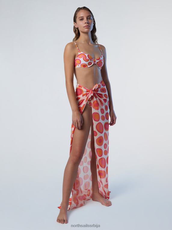 баштовани корала саронг комбинација 2 одећа за плажу Жене PDV4J629 North Sails