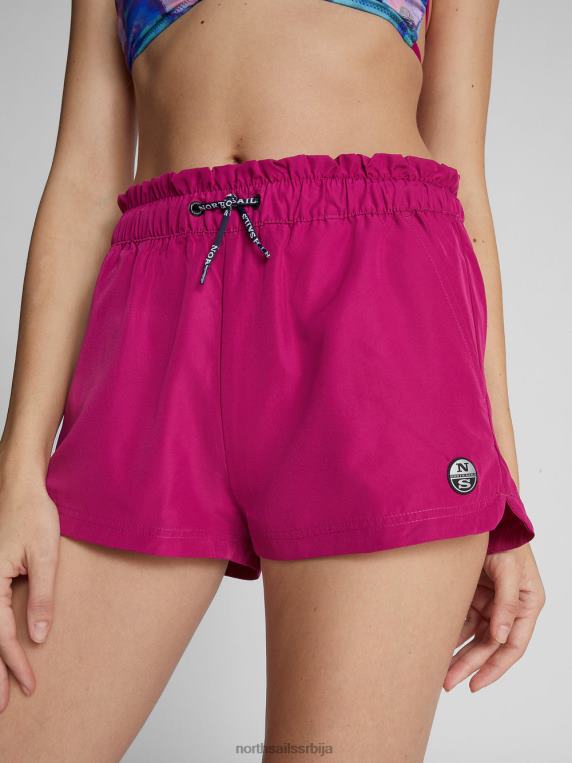 шорц за плажу од полиестера орхидеја одећу Жене PDV4J1497 North Sails