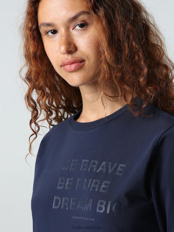 мајица са штампаним словима комбинација 1 одећу Жене PDV4J1414 North Sails