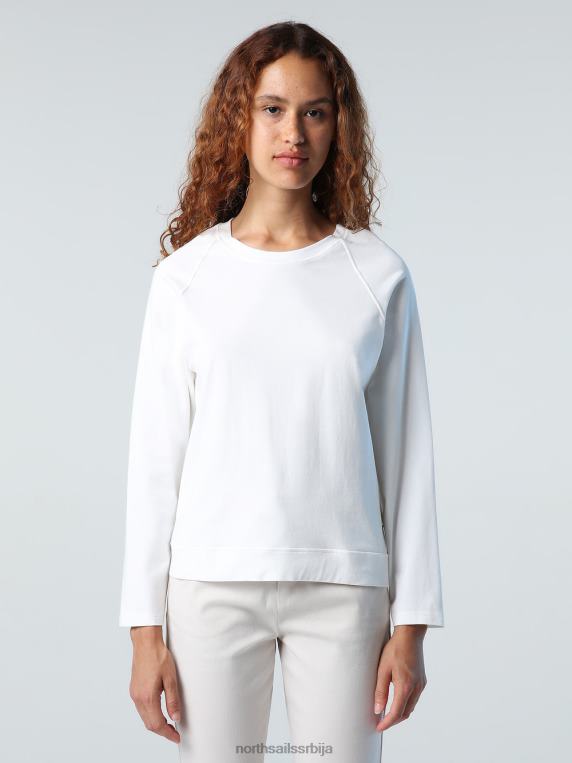 мајица са раглан рукавима марсхмаллов одећу Жене PDV4J1412 North Sails