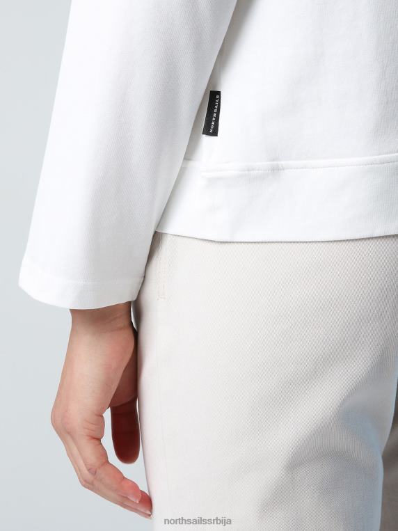 мајица са раглан рукавима марсхмаллов одећу Жене PDV4J1412 North Sails