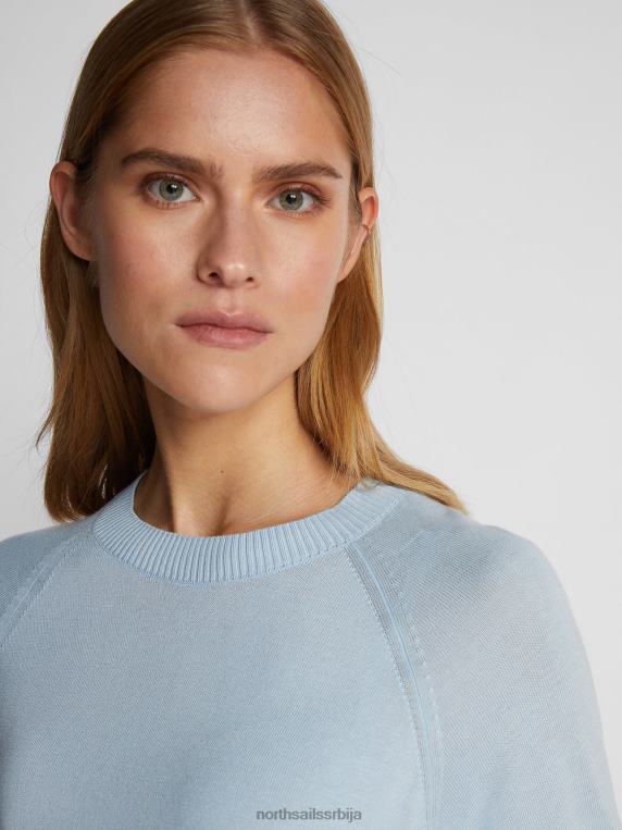 мајица од дреса хладно плаво одећу Жене PDV4J1459 North Sails