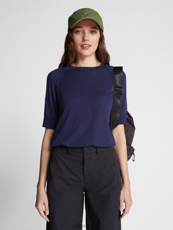 мајица од дреса поноћно плава одећу Жене PDV4J1460 North Sails