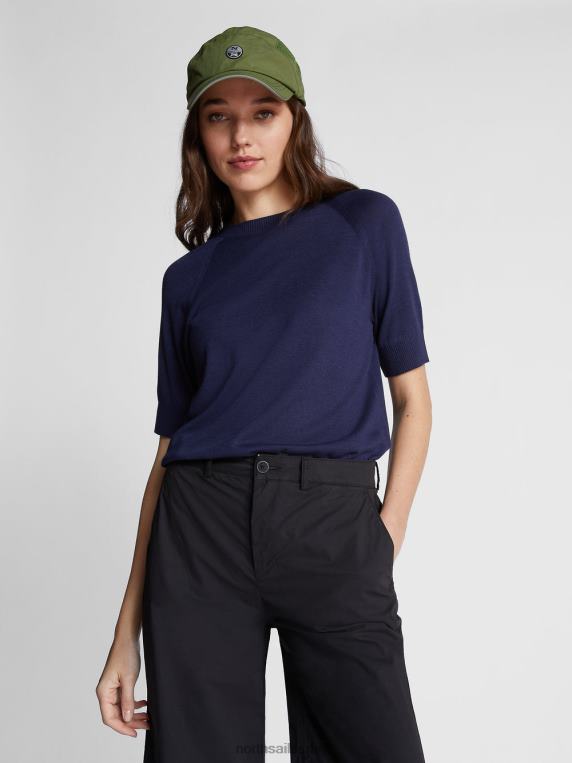 мајица од дреса поноћно плава одећу Жене PDV4J1460 North Sails