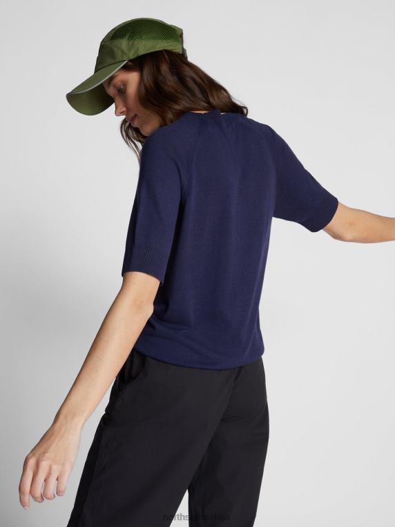 мајица од дреса поноћно плава одећу Жене PDV4J1460 North Sails