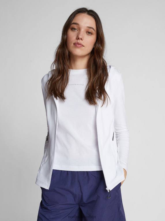 мајица са натписом бео одећу Жене PDV4J1491 North Sails