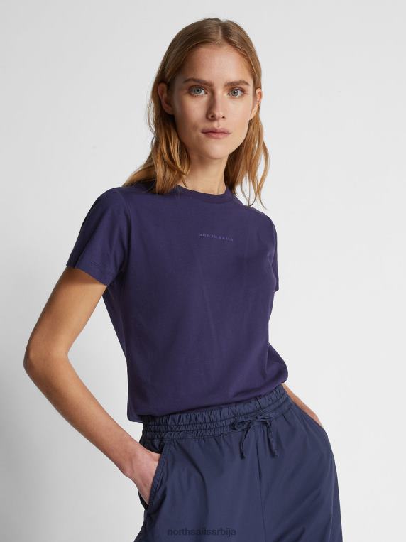мајица са натписом поноћно плава одећу Жене PDV4J1496 North Sails