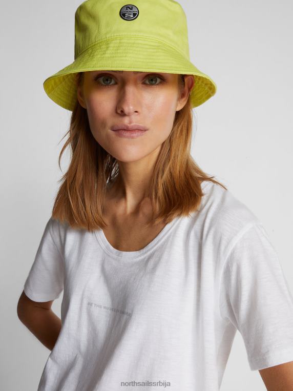 мајица од органског дреса бео одећу Жене PDV4J1534 North Sails