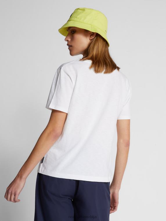 мајица од органског дреса бео одећу Жене PDV4J1534 North Sails