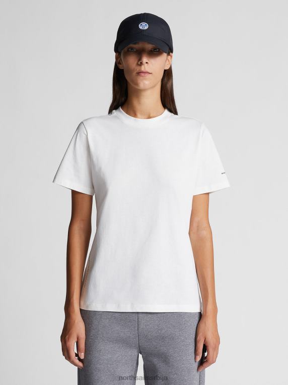 мајица од органског памука марсхмаллов одећу Жене PDV4J1545 North Sails