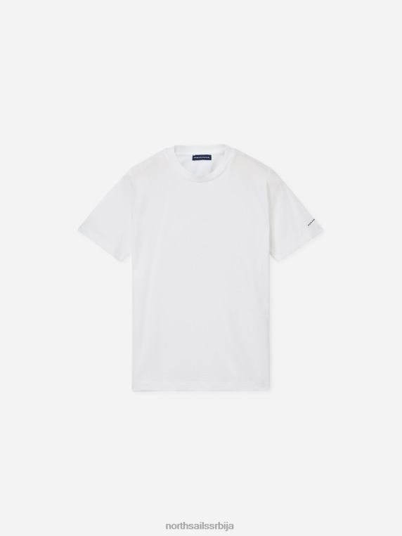 мајица од органског памука марсхмаллов одећу Жене PDV4J1545 North Sails