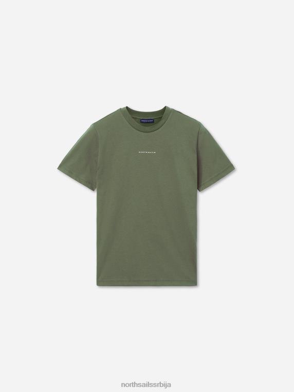 мајица од органског памука зеленило мора одећу Жене PDV4J1547 North Sails