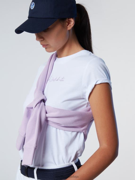 мајица са везом бео одећу Жене PDV4J557 North Sails