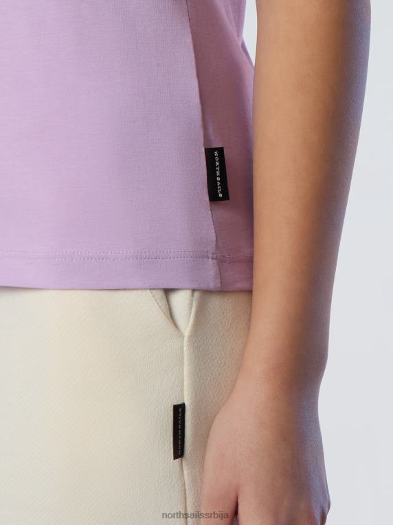 мајица са везом јоргован цвет одећу Жене PDV4J559 North Sails