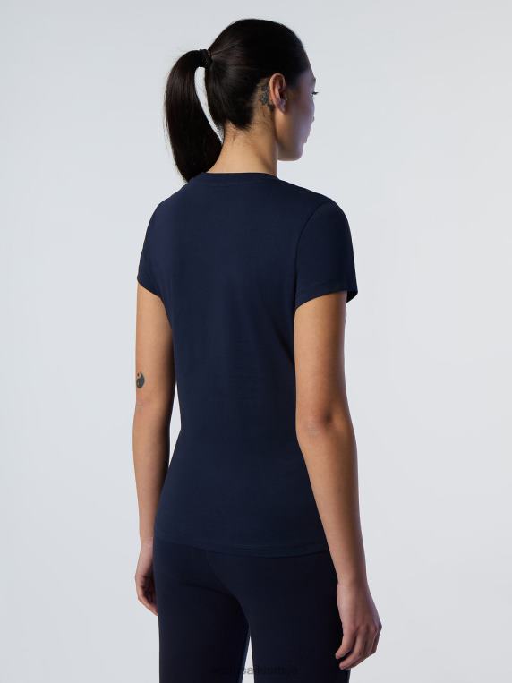 мајица са везом Морнарско плаво одећу Жене PDV4J560 North Sails