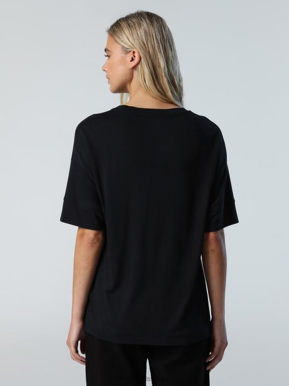 топ са спуштеним раменима црн одећу Жене PDV4J594 North Sails