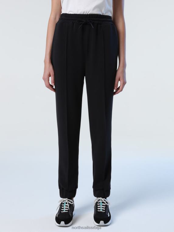 интерлоцк панталоне црн одећу Жене PDV4J1376 North Sails