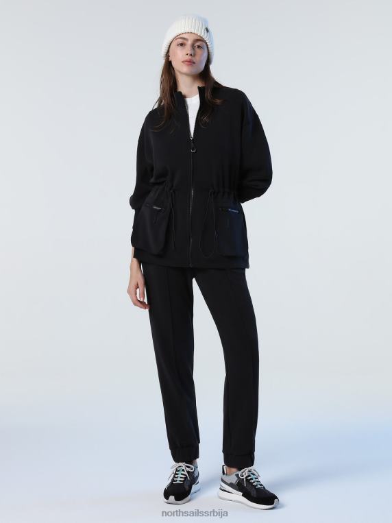 интерлоцк панталоне црн одећу Жене PDV4J1376 North Sails