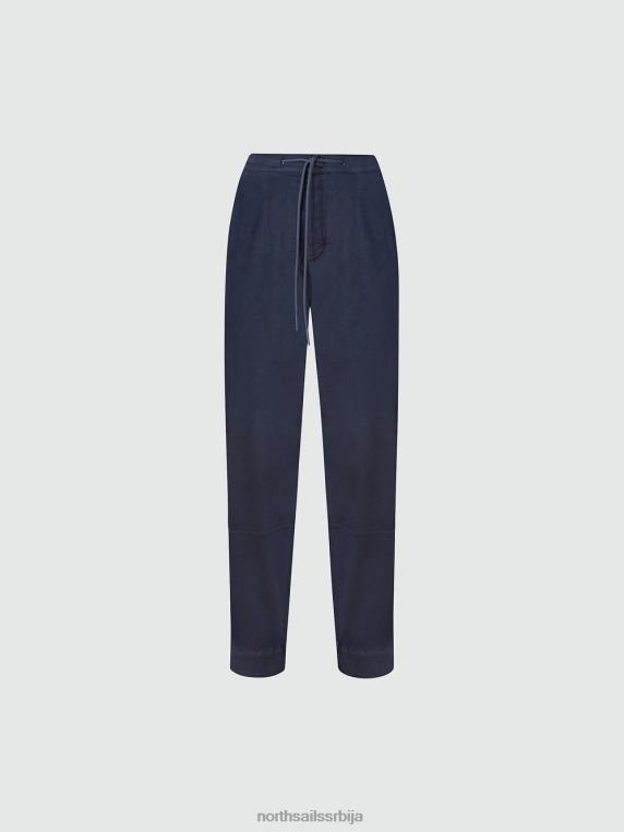 панталоне у облику шаргарепе Морнарско плаво одећу Жене PDV4J1409 North Sails
