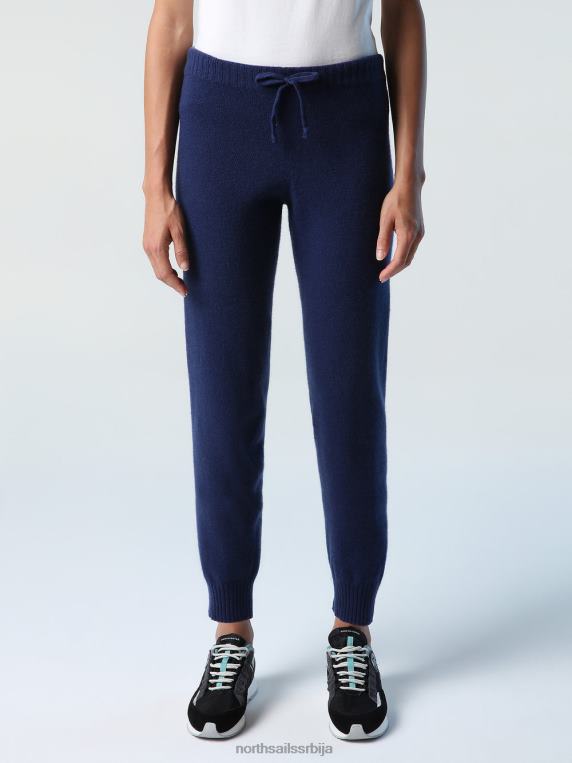 панталоне од мешавине кашмира Морнарско плаво одећу Жене PDV4J1432 North Sails
