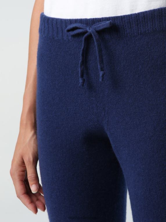 панталоне од мешавине кашмира Морнарско плаво одећу Жене PDV4J1432 North Sails