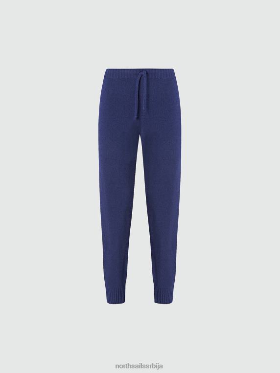 панталоне од мешавине кашмира Морнарско плаво одећу Жене PDV4J1432 North Sails