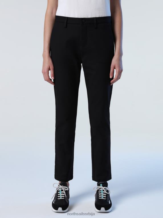 цхинос нормалног кроја црн одећу Жене PDV4J1433 North Sails