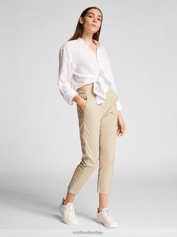 равне панталоне беж одећу Жене PDV4J1445 North Sails