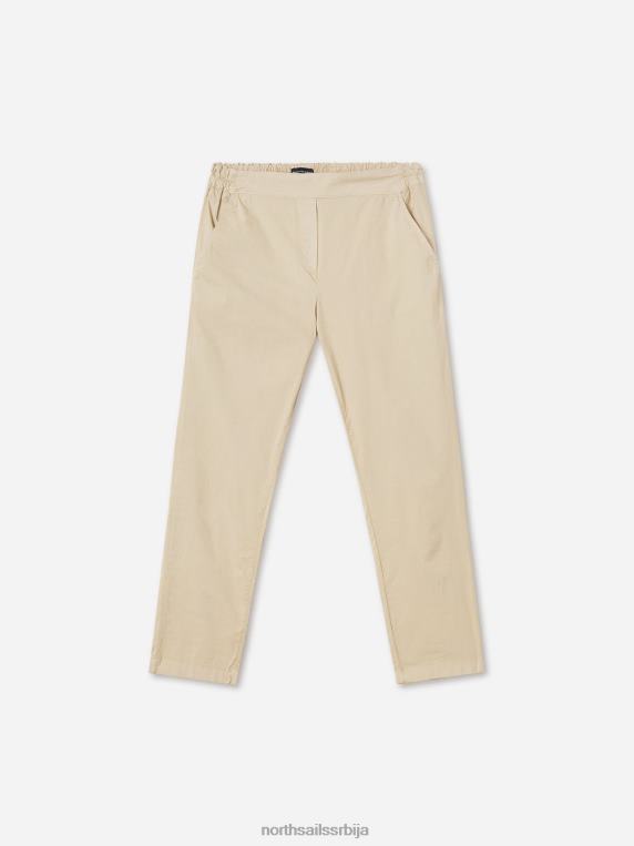 равне панталоне беж одећу Жене PDV4J1445 North Sails