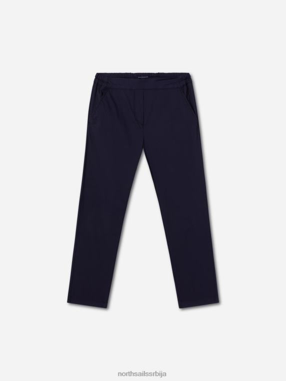 равне панталоне поноћно плава одећу Жене PDV4J1446 North Sails