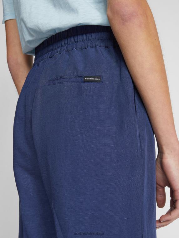 панталоне од органског платна поноћно плава одећу Жене PDV4J1500 North Sails