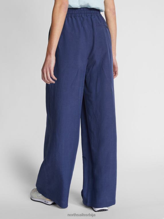 панталоне од органског платна поноћно плава одећу Жене PDV4J1500 North Sails