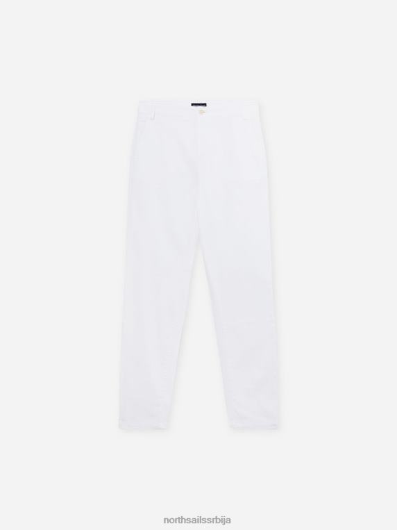 панталоне од габардина бео одећу Жене PDV4J1501 North Sails