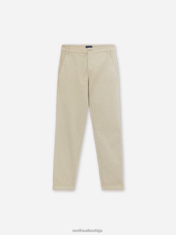 панталоне од габардина беж одећу Жене PDV4J1502 North Sails