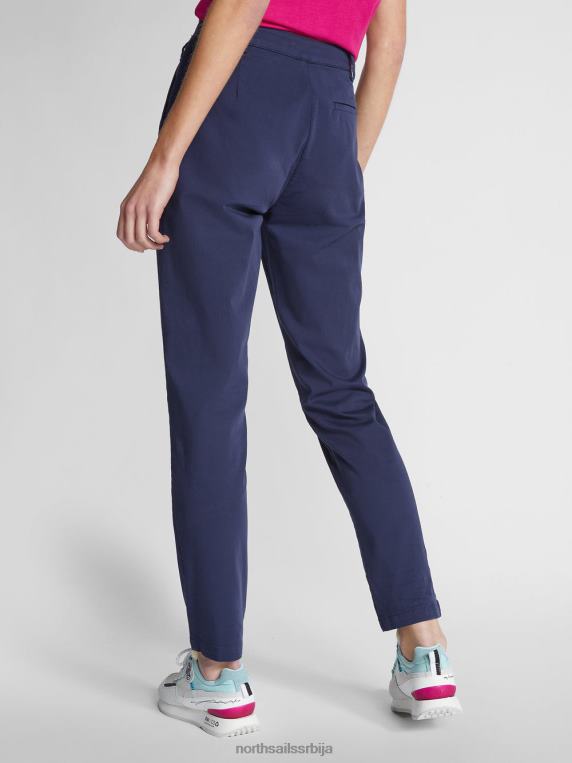 панталоне од габардина поноћно плава одећу Жене PDV4J1503 North Sails