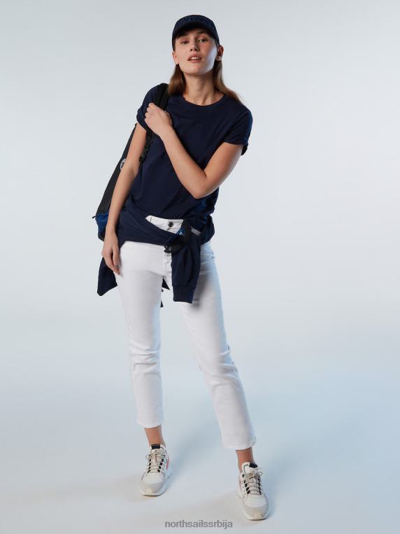 фармерке од органског памука бео одећу Жене PDV4J606 North Sails