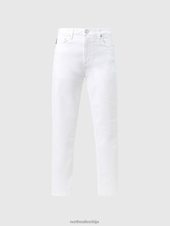 фармерке од органског памука бео одећу Жене PDV4J606 North Sails