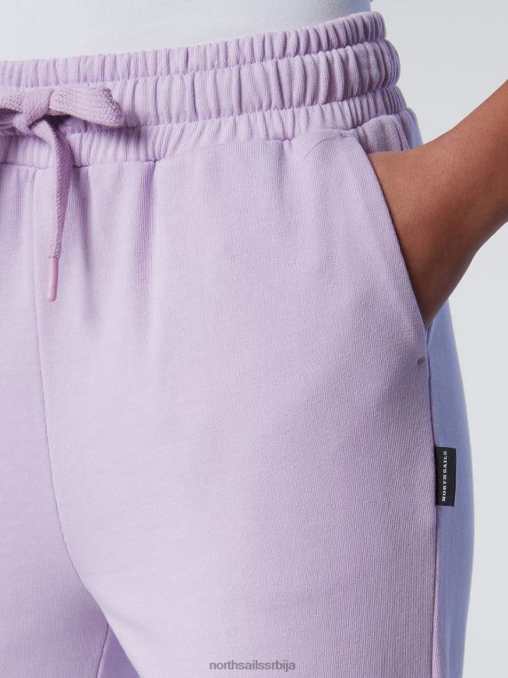 тренирке од органског памука јоргован цвет одећу Жене PDV4J611 North Sails