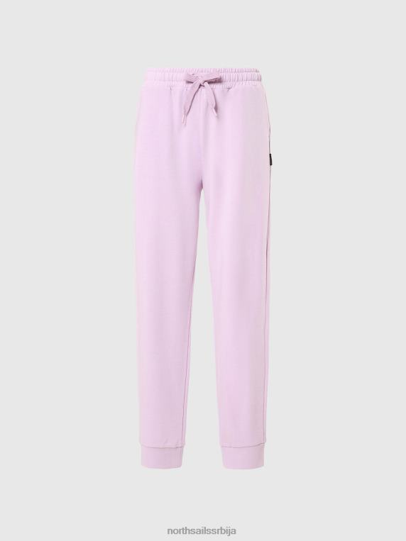 тренирке од органског памука јоргован цвет одећу Жене PDV4J611 North Sails