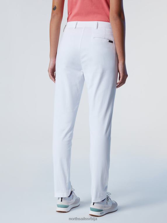 цхинос од органског памука бео одећу Жене PDV4J613 North Sails