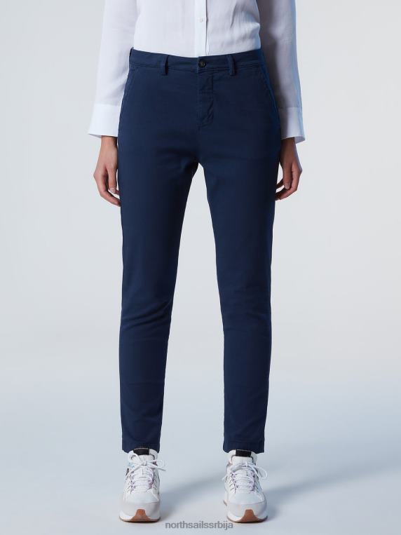 цхинос од органског памука Морнарско плаво одећу Жене PDV4J614 North Sails