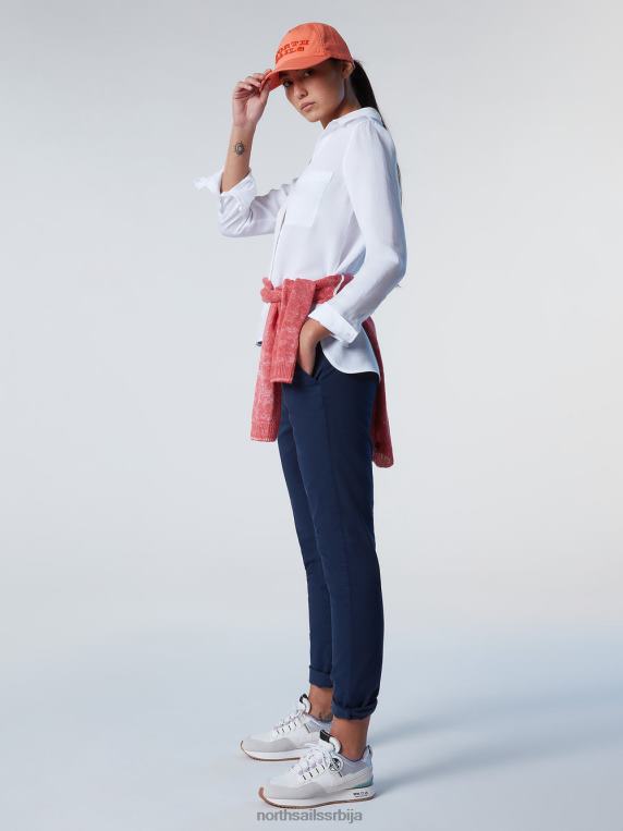 цхинос од органског памука Морнарско плаво одећу Жене PDV4J614 North Sails