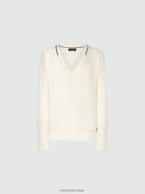 џемпер с в-изрезом комбинација 3 одећу Жене PDV4J1397 North Sails