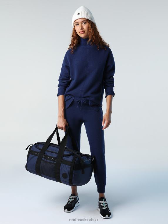 џемпер од мешавине кашмира Морнарско плаво одећу Жене PDV4J1370 North Sails