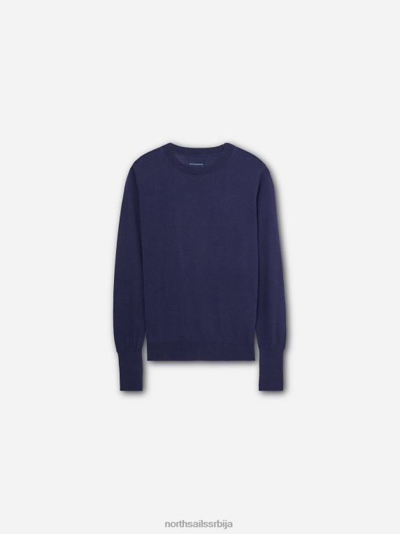 памук и алое џемпер поноћно плава одећу Жене PDV4J1522 North Sails