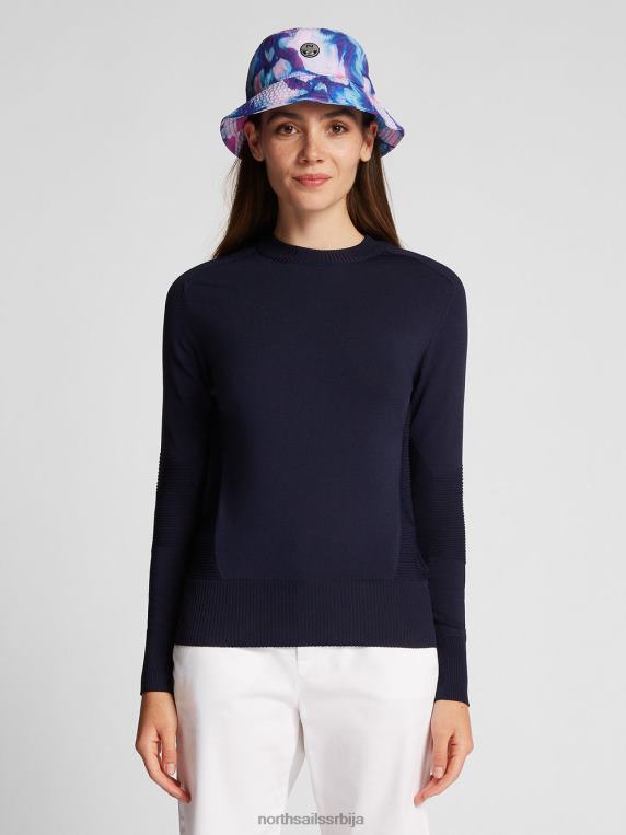 рајон џемпер поноћно плава одећу Жене PDV4J1524 North Sails