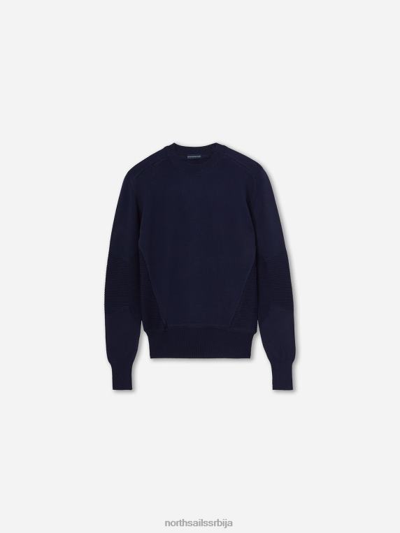 рајон џемпер поноћно плава одећу Жене PDV4J1524 North Sails